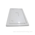 Thermoforming thick plastic parts for mirror shell